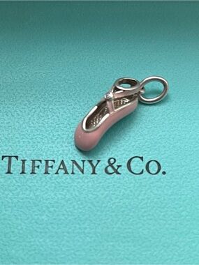 Tiffany Enamel Ballet Slipper Charm